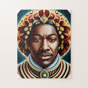 Quebra-cabeça Rei Africano
