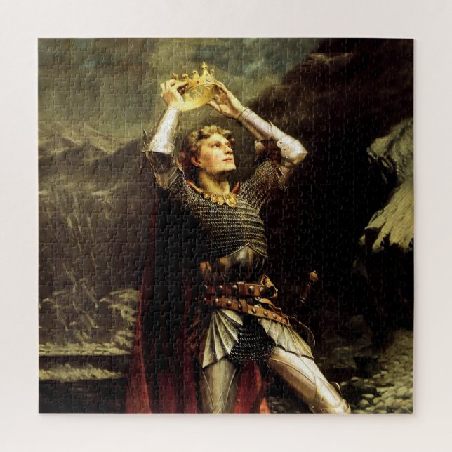 Quebra-cabeça Rei Artur por Charles Ernest Butler (Vertical)