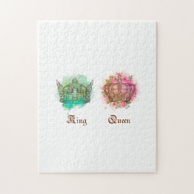 Quebra-cabeça Rei e rainha (Vertical)