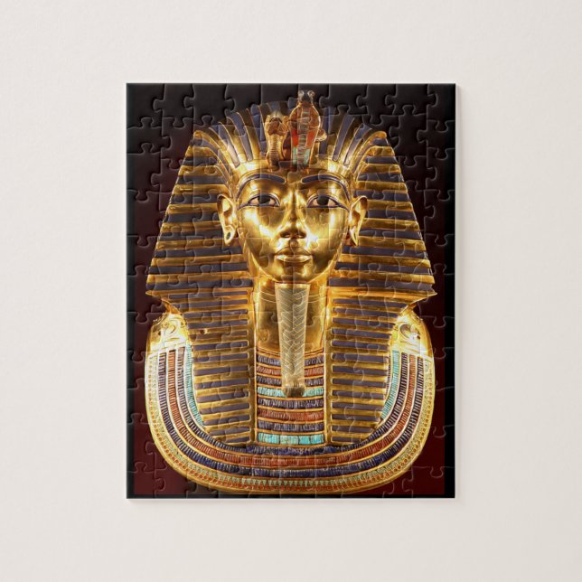 Quebra-cabeça Rei Tutankhamun, máscara Dourado (Vertical)