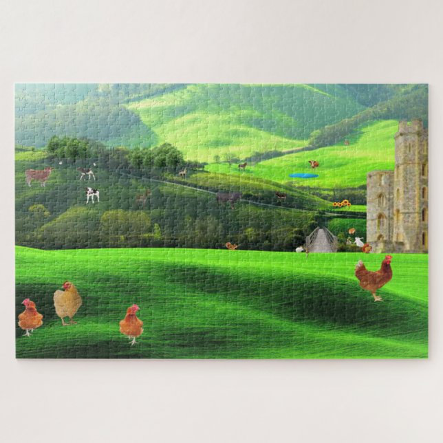 Quebra-cabeça Reino Unido (Horizontal)