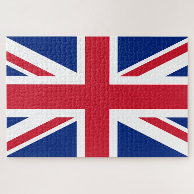 Quebra-cabeça Reino Unido (bandeira britânica) (bandeira da Uniã (Horizontal)