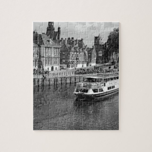 Quebra-cabeça Reis Staithe na cidade de York. (Vertical)