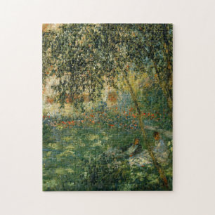 Quebra-cabeça Relaxamento no Jardim Argenteuil Monet Fine Art