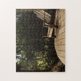 Quebra-cabeça Relaxando no Porch na Floresta em um