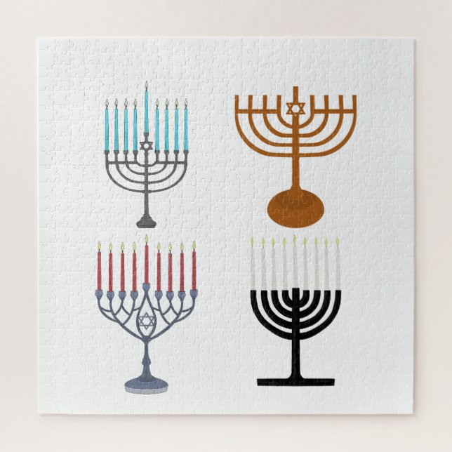 Quebra-cabeça Religião Judaica Hanukkah (Vertical)