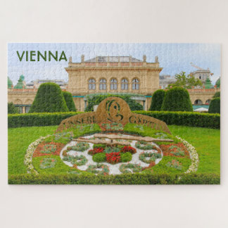 Quebra-cabeça Relógio de flores, Viena, Áustria