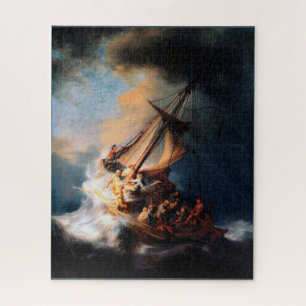 Quebra-cabeça Rembrandt - A Tempestade do Mar da Galileia