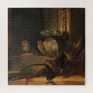 Quebra-cabeça Rembrandt, Ainda com Peacocks - Belas Artes