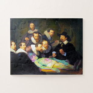 Quebra-cabeça Rembrandt Dr. Tulp Anatomy Lesson Painting