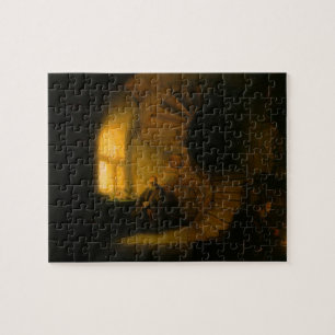Quebra-cabeça Rembrandt é o Filósofo em Meditação