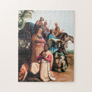 Quebra-cabeça Rembrandt - O Batismo do Eunuco,