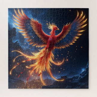Quebra-cabeça Renascimento Celestial de Phoenix - O Pássaro de F