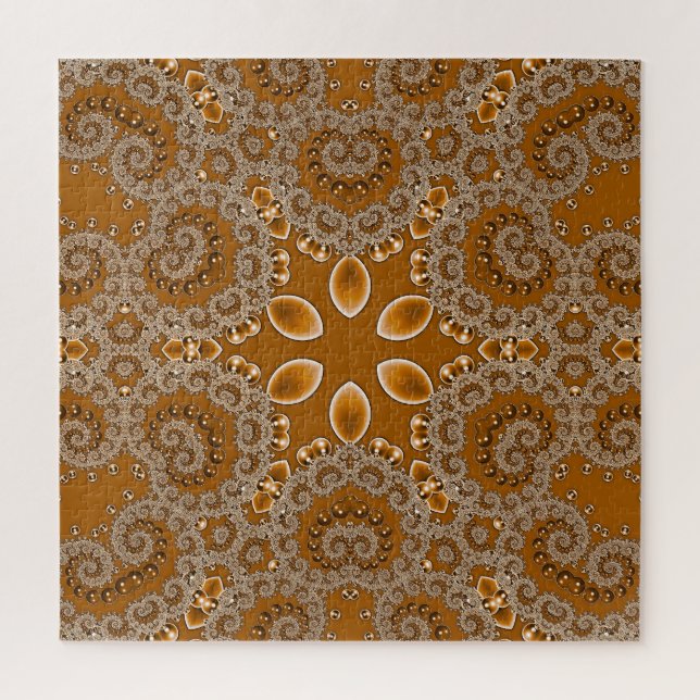 Quebra-cabeça Renda Fractal de Caramelo (Vertical)
