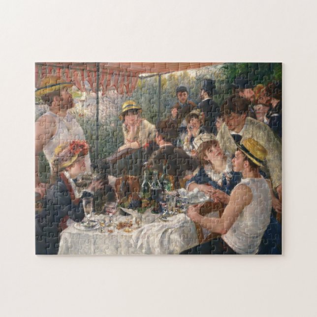Quebra-cabeça Renoir - Almoço do Partido do Barco - 1881 (Horizontal)