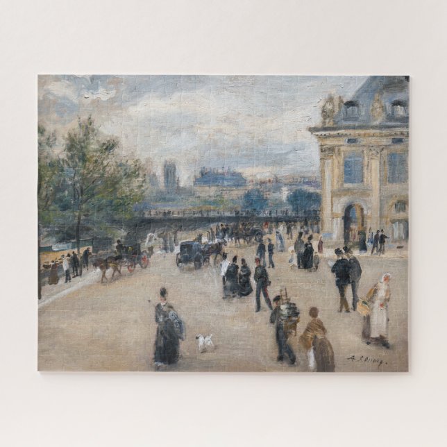 Quebra-cabeça Renoir - Paris, Institut au Quai Malaquais (Horizontal)