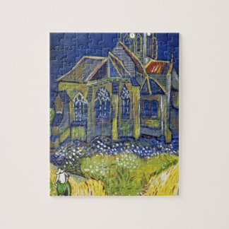 Quebra-cabeça Reprodução de arte Van Gogh, Igreja de Auvers