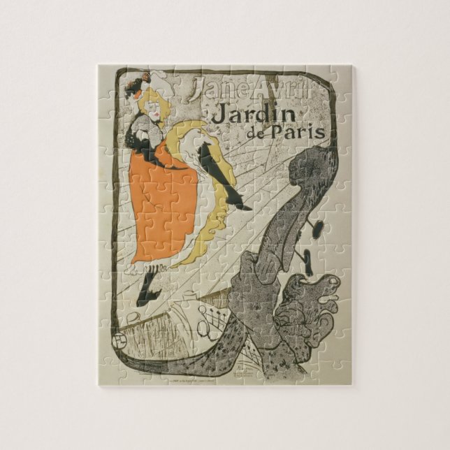 Quebra-cabeça Reprodução de uma propaganda de poster 'Jane Avril (Vertical)