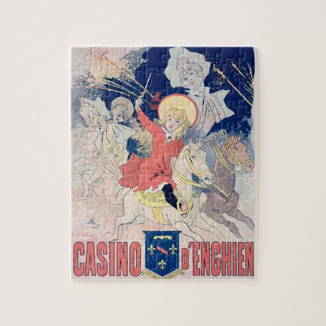 Quebra-cabeça Reprodução de uma propaganda de poster 'o casino d (Vertical)