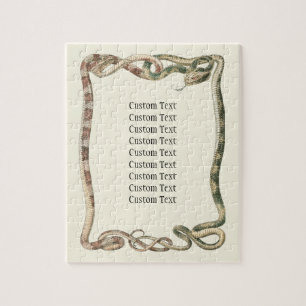 Quebra-cabeça Répteis Antigos, Serpentes ou Víboras Entrelaçadas