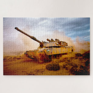 Quebra-cabeça RESERVATÓRIO DE BATALHA DOS EUA - ABRAMS M1 (20x30