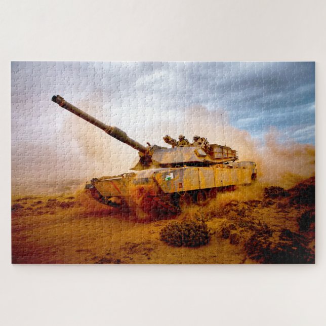 Quebra-cabeça RESERVATÓRIO DE BATALHA DOS EUA - ABRAMS M1 (20x30 (Horizontal)