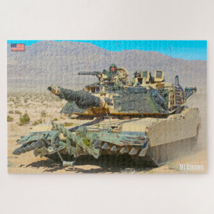 Quebra-cabeça RESERVATÓRIO DE BATALHA DOS EUA - ABRAMS M1 (20x30