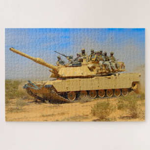 Quebra-cabeça RESERVATÓRIO DE BATALHA DOS EUA - ABRAMS M1 (20x30