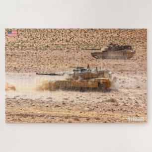 Quebra-cabeça RESERVATÓRIO DE BATALHA DOS EUA - ABRAMS M1 (20x30