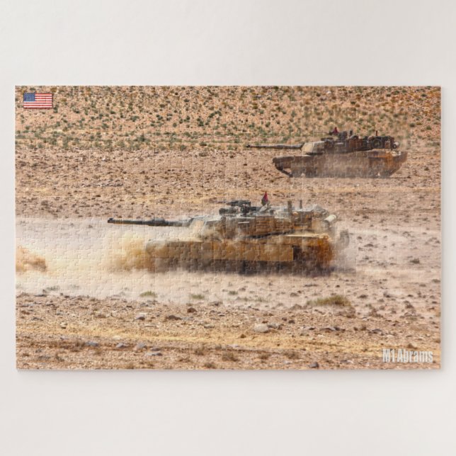 Quebra-cabeça RESERVATÓRIO DE BATALHA DOS EUA - ABRAMS M1 (20x30 (Horizontal)