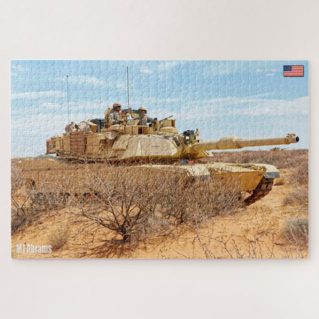 Quebra-cabeça RESERVATÓRIO DE BATALHA DOS EUA - ABRAMS M1 (20x30 (Horizontal)