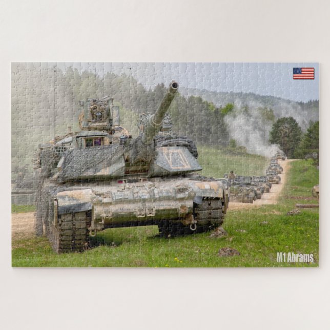 Quebra-cabeça RESERVATÓRIO DE BATALHA DOS EUA - ABRAMS M1 (20x30 (Horizontal)