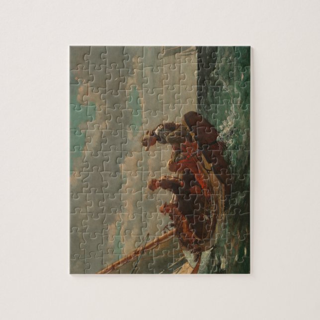 Quebra-cabeça Respiração (Um Vento Justo) por Winslow Homer (Vertical)