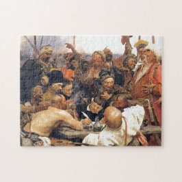 Quebra-cabeça Resposta do ucraniano Kozaky/Cossacks por Repin