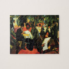 Quebra-cabeça Restaurante do Jardim de August Macke, Arte Antiga