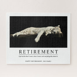 Quebra-cabeça Retirada Personalizada Personalizada do Tigre de R