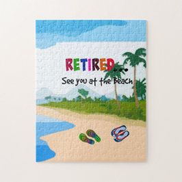 Quebra-cabeça Retired...See you at the beach!