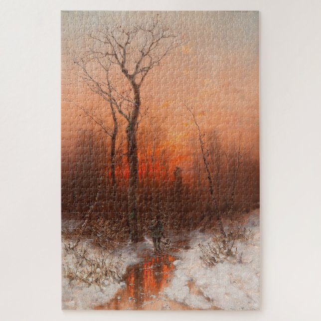 Quebra-cabeça Retorno de casa no Sunset - Désiré Thomassin (Vertical)