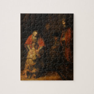 Quebra-cabeça Retorno do filho Prodigal por Rembrandt Van Rijn