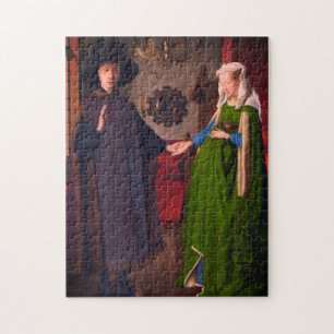 Quebra-cabeça Retrato da família Jan Van Eyck Arnolfini para Ca