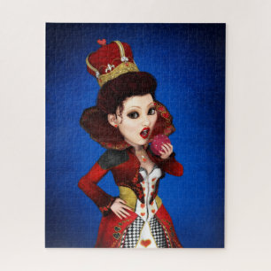 Quebra-cabeça Retrato da Rainha dos Corações