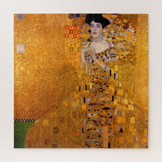 Quebra-cabeça Retrato de Adele Bloch-Bauer I por Klimt (Vertical)