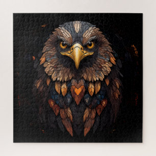 Quebra-cabeça Retrato de Águia Mosaica