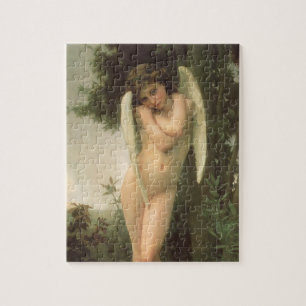 Quebra-cabeça Retrato de Anjo Cupido (Cupidon) por Bouguereau
