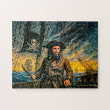 Retrato de Blackbeard Pirate Storm