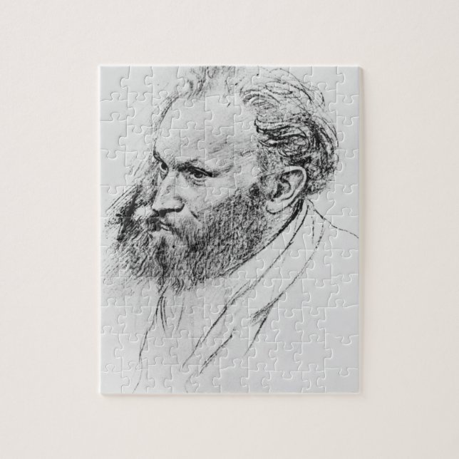 Quebra-cabeça Retrato de Edgar Degas | de Edouard Manet (Vertical)