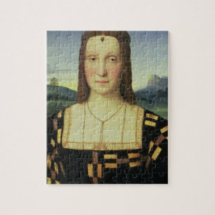 Quebra-cabeça Retrato de Elizabeth Gonzaga, c.1504 (óleo na