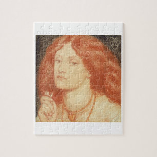 Quebra-cabeça Retrato de Elizabeth Siddal (1834-62), 1860