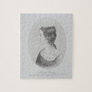 Quebra-cabeça Retrato de Emily Bronte (1818-48) gravado por Wal