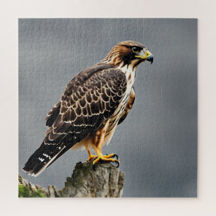 Quebra-cabeça Retrato de Fechamento de um Hawk